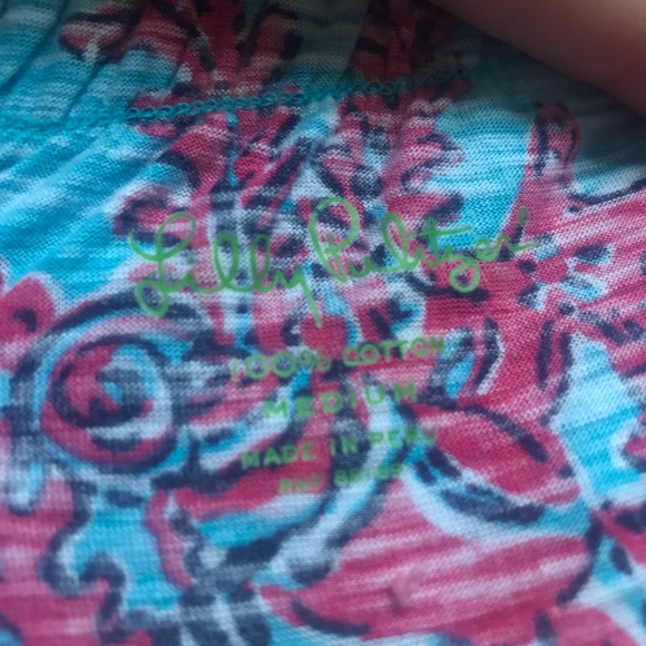 Lilly Pulitzer Rhode Island Reef Wiley Ruffle Top - Picture 4 of 5